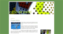 Desktop Screenshot of cursodepadel.com